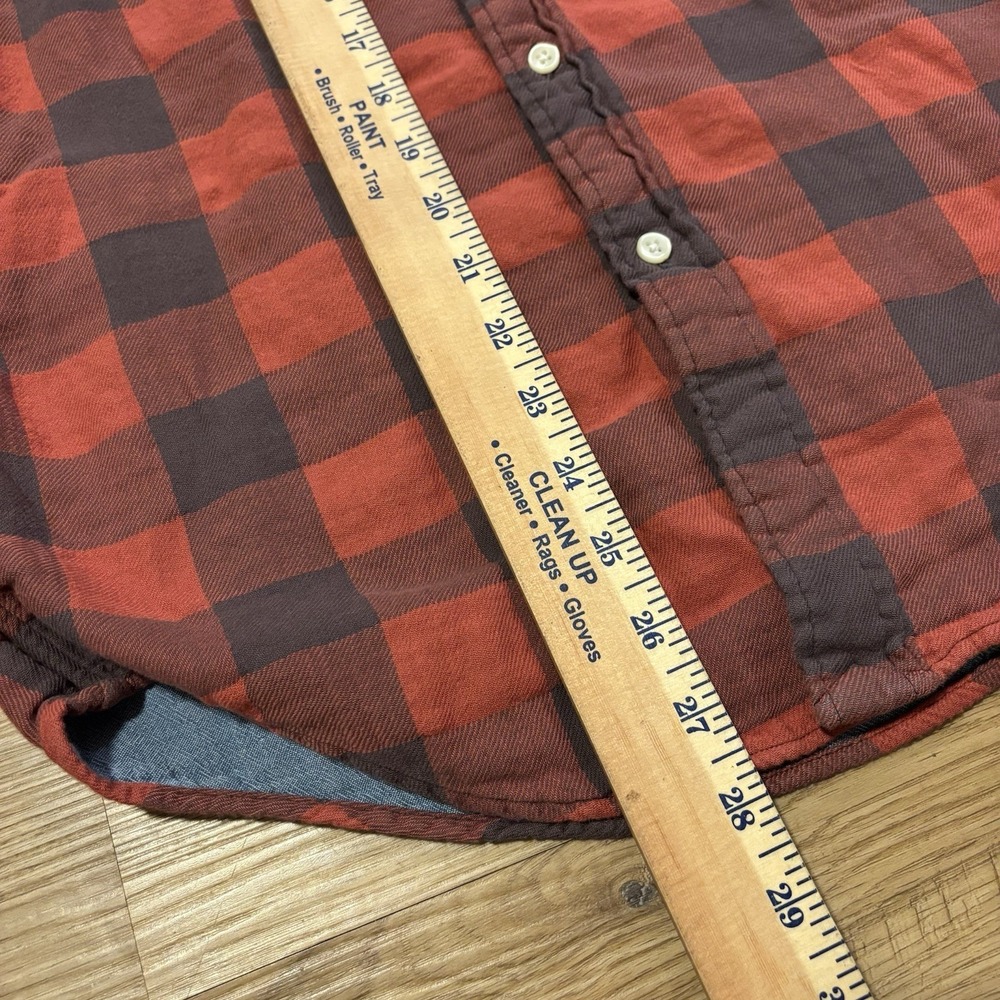 Polo Ralph Lauren Flannel Shirt Men's Small Buffalo Plaid‎ Red/Black Lumberjack - Picture 14 of 15
